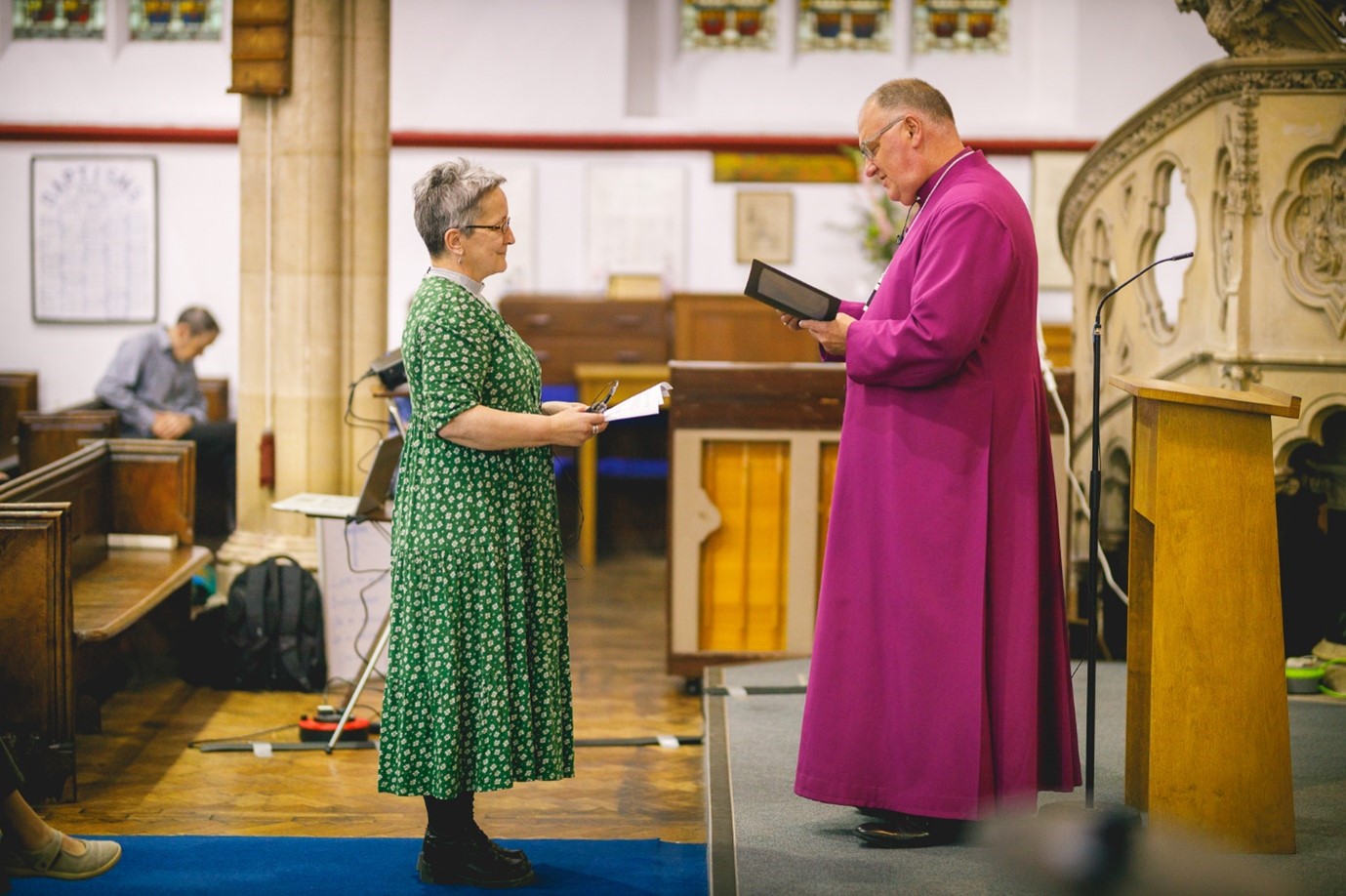 Revd Vicky Wicks licensing service at Holy Trinity, Stapleton