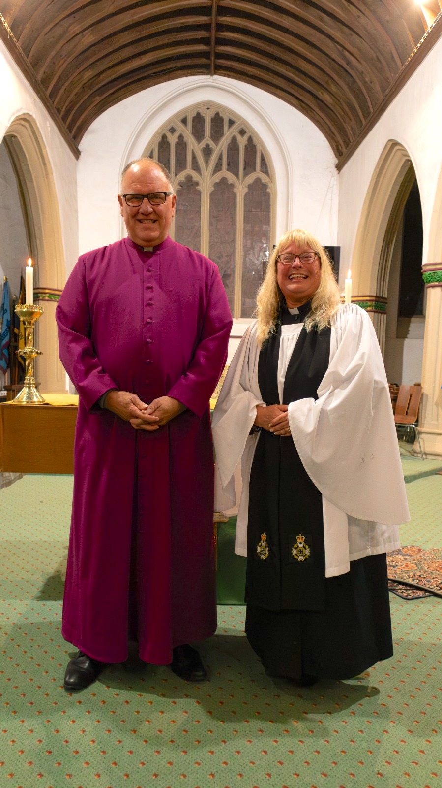 Rt Revd Neil Warwick and Revd Wanda Kay