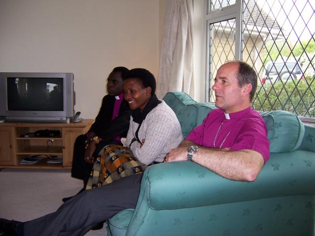 Bishop Lee entertains Ugandan bishops and clergy at Mark House