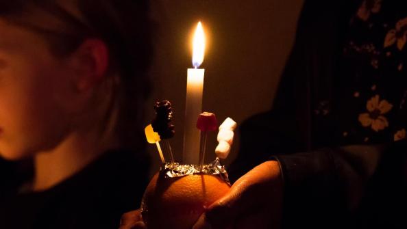 Open Christingle with a twist