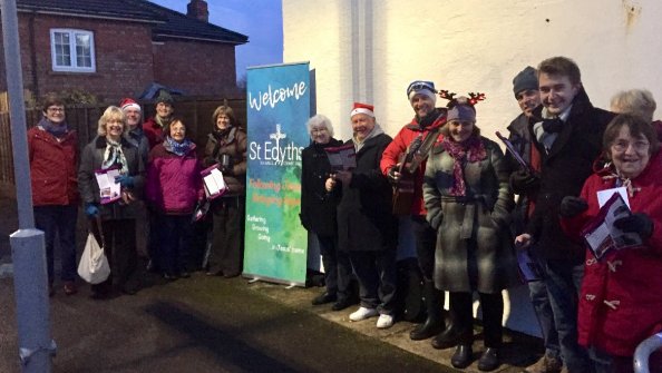 Open Evangelising at the Station for Christmas